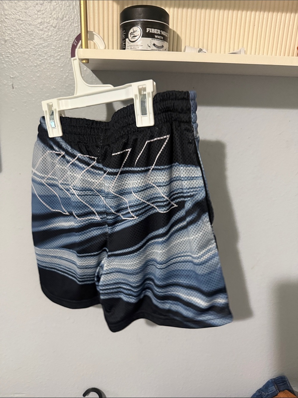 Formula Racing Boys' Black & Blue Mesh Athletic Shorts - Picture 3 of 3